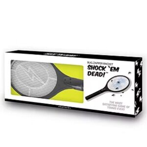 Protocol | NEW Shock Em Dead Portable Electric Fly Swatter Bug Zapper Racket